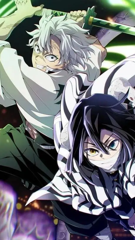 ai character: sanemi y iguro background