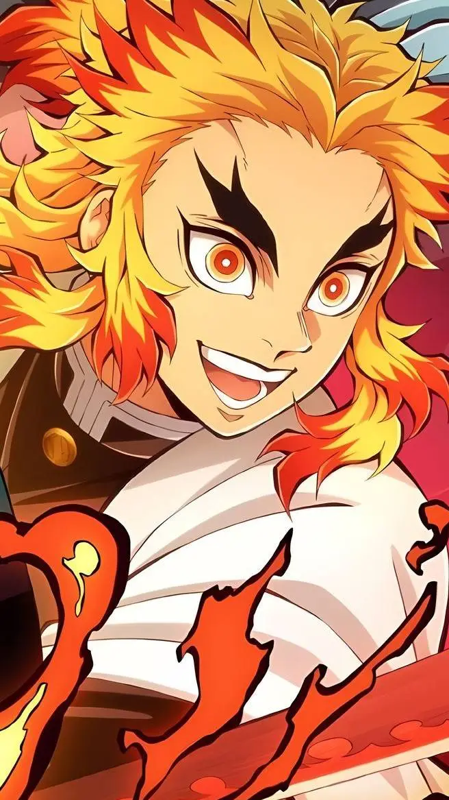 ai character: kioyuro rengoku  background