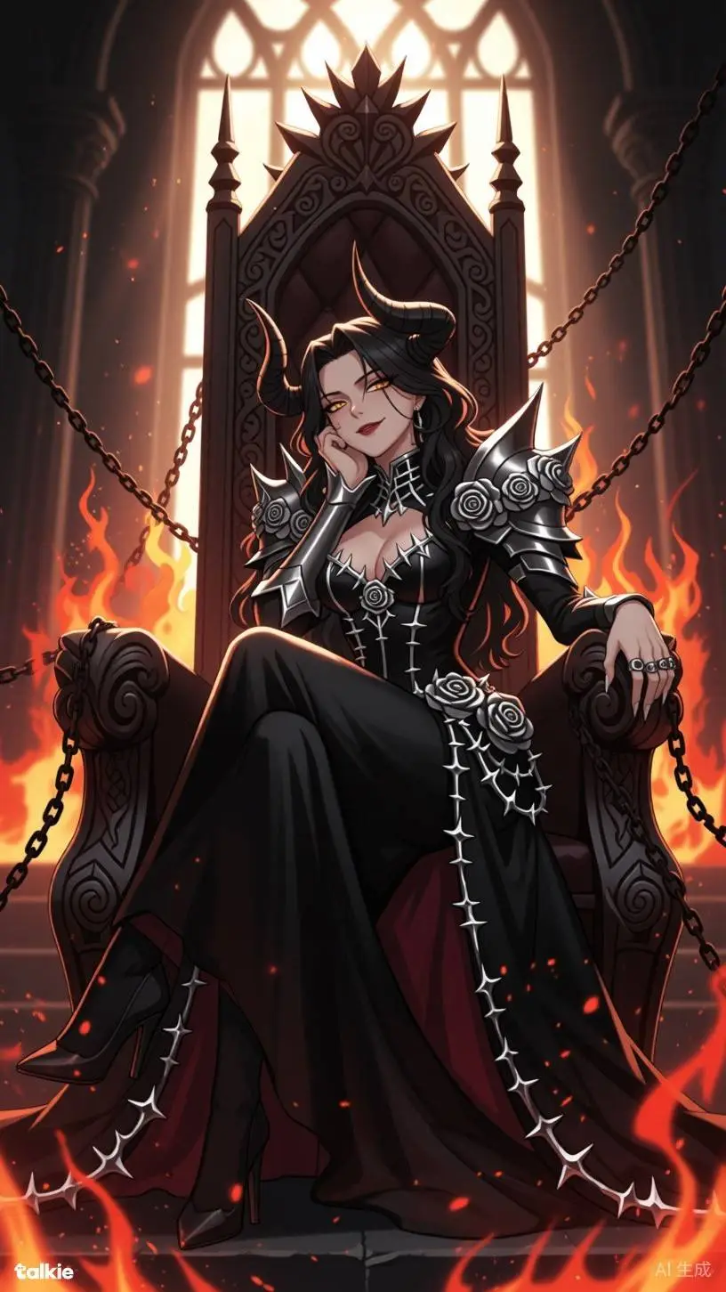 ai character: Velvet Demon background