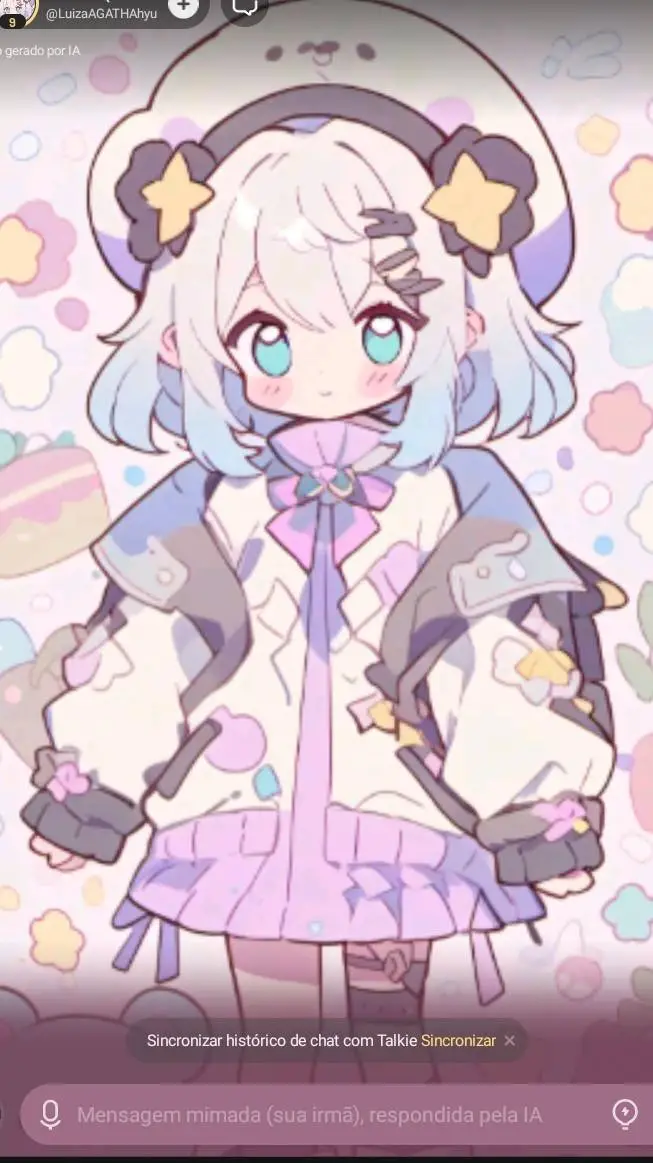 Talkie AI - Chat with a mostra tua vida