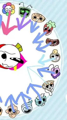 ai character: bebê Luluzinha background