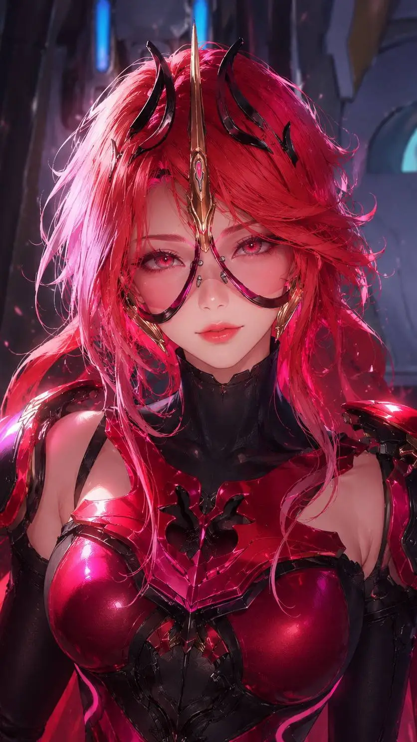 ai character: Rosy background