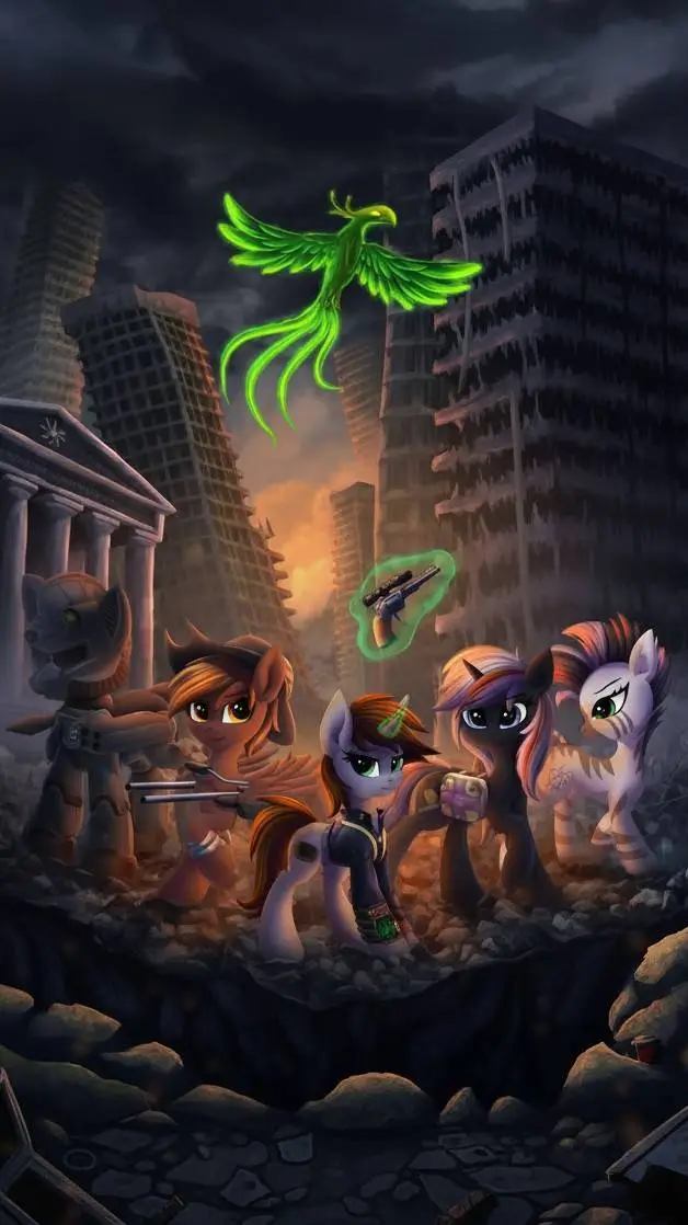 ai character: Littlepip's Party  background