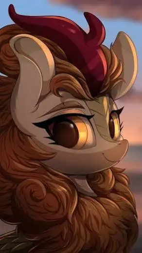 ai character: Autumn Blaze  background