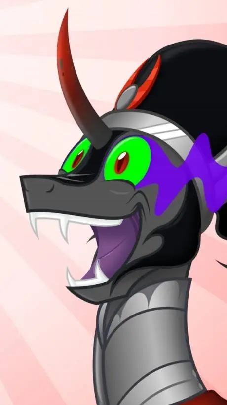 ai character: King Sombra (Meme) background