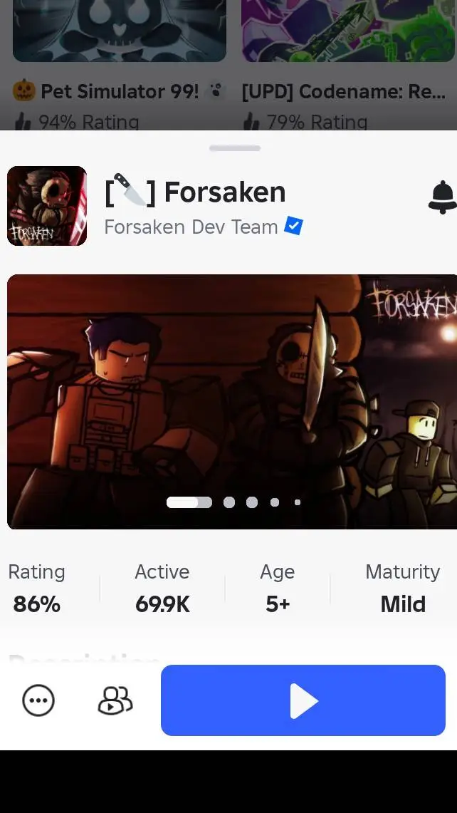 ai character: Forsaken background