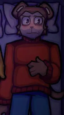 ai character: MaxNug ❤️❤️ background