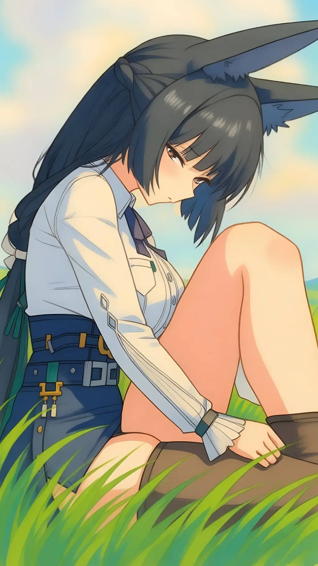ai character: Luna background