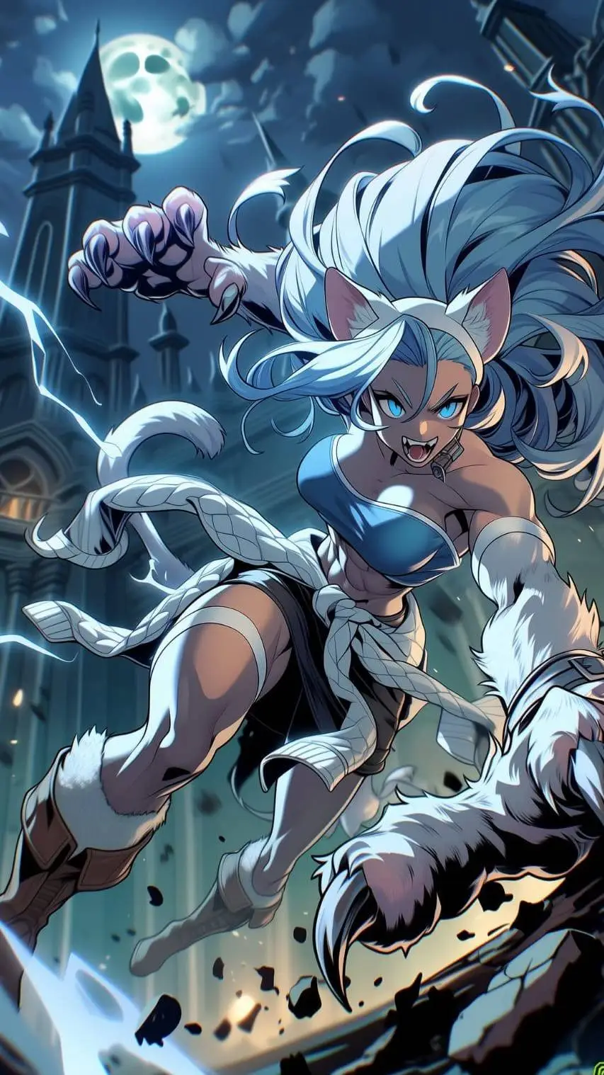 ai character: Luna de Hielo background
