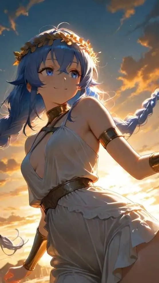 ai character: Reina Celeste background