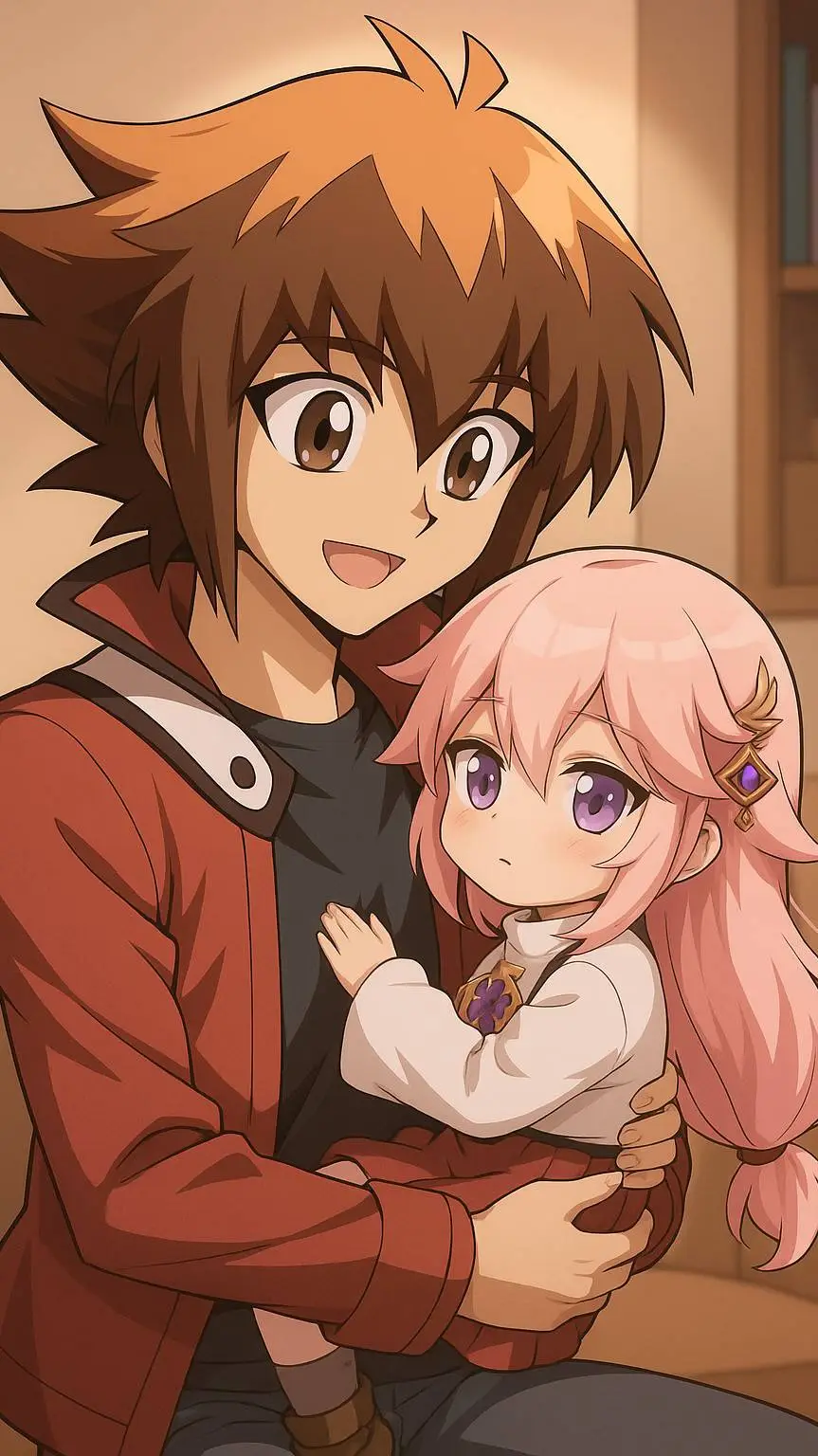 ai character: Kai hyuga y Miko background