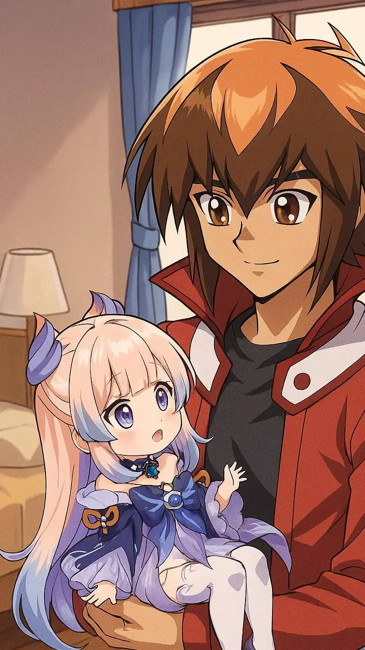 ai character: Kai hyuga y Kokom background