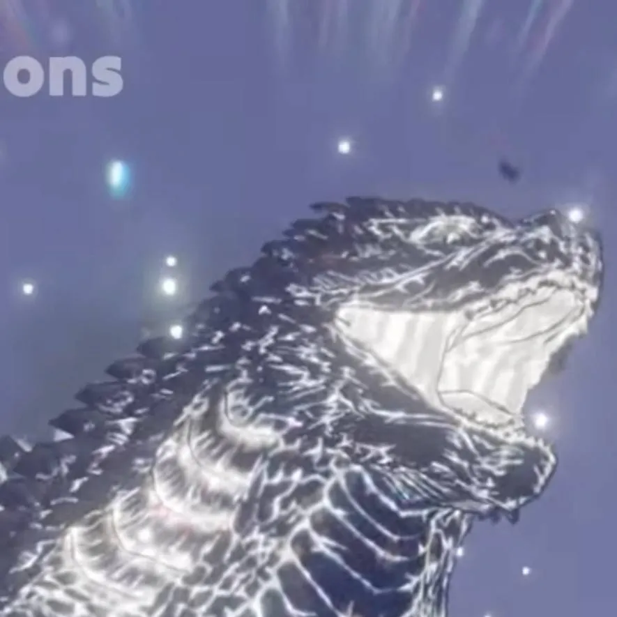 chat with ai character: godzilla white 