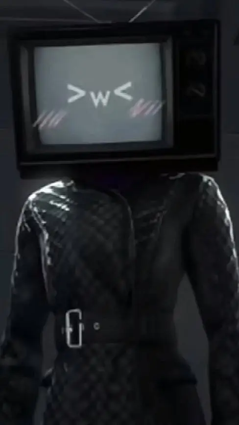 ai character: tv woman background