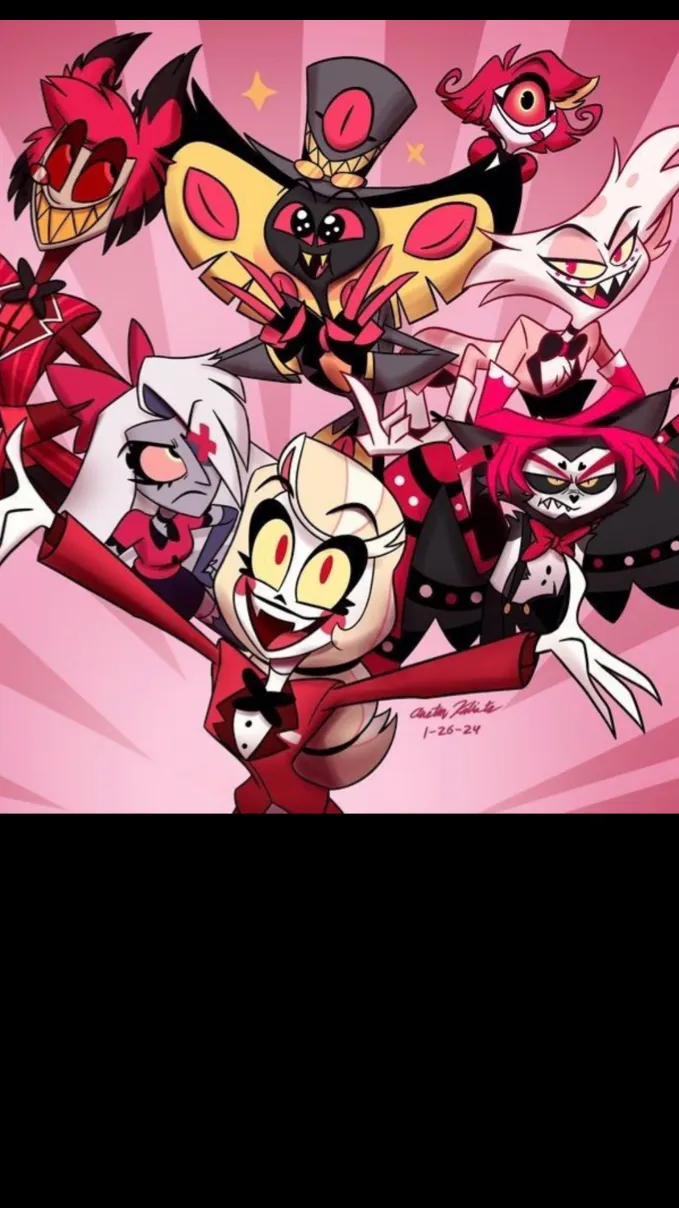 ai character: Hazbin hotel background