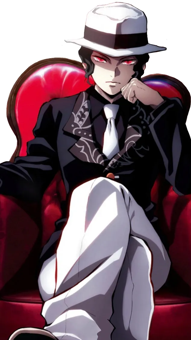 ai character: Muzan  background