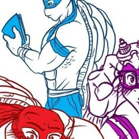 chat with ai character: TMNT 2014🐢💙🐢❤️🐢💜🐢🧡