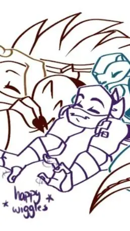 ai character: TMNT 2018🐢💙🐢❤️🐢💜🐢🧡 background