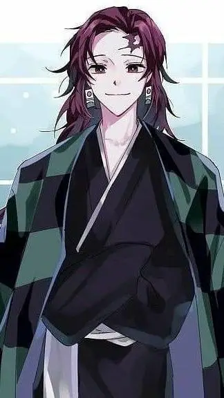 ai character: Tanjiro  background