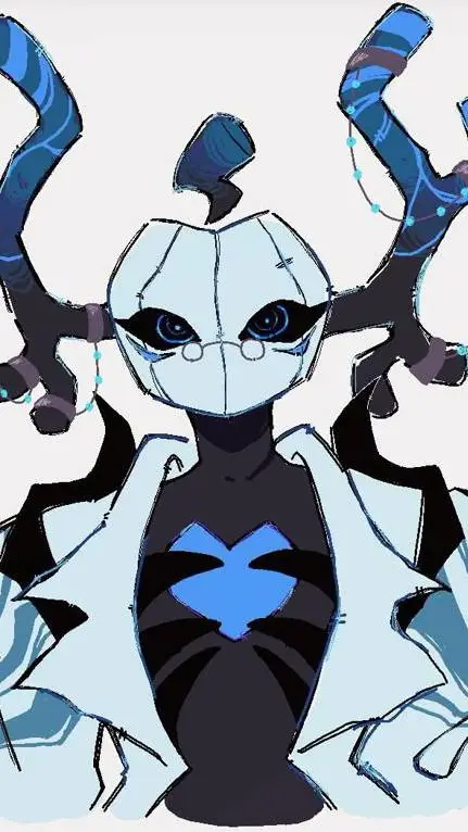 ai character: Ghost💙Deerie background