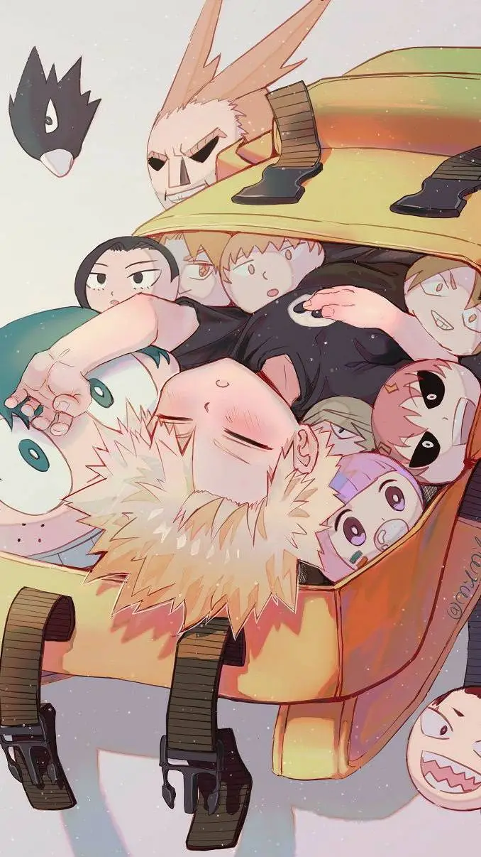 ai character: baby katsuki background