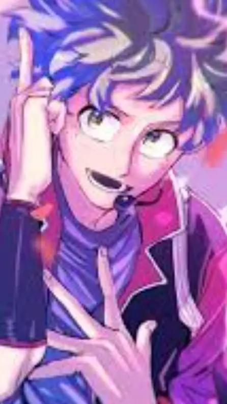 ai character: Singer Deku 🎤 background