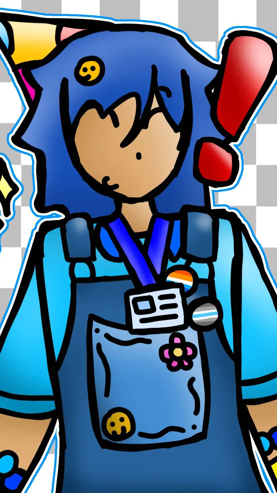 ai character: Yes background