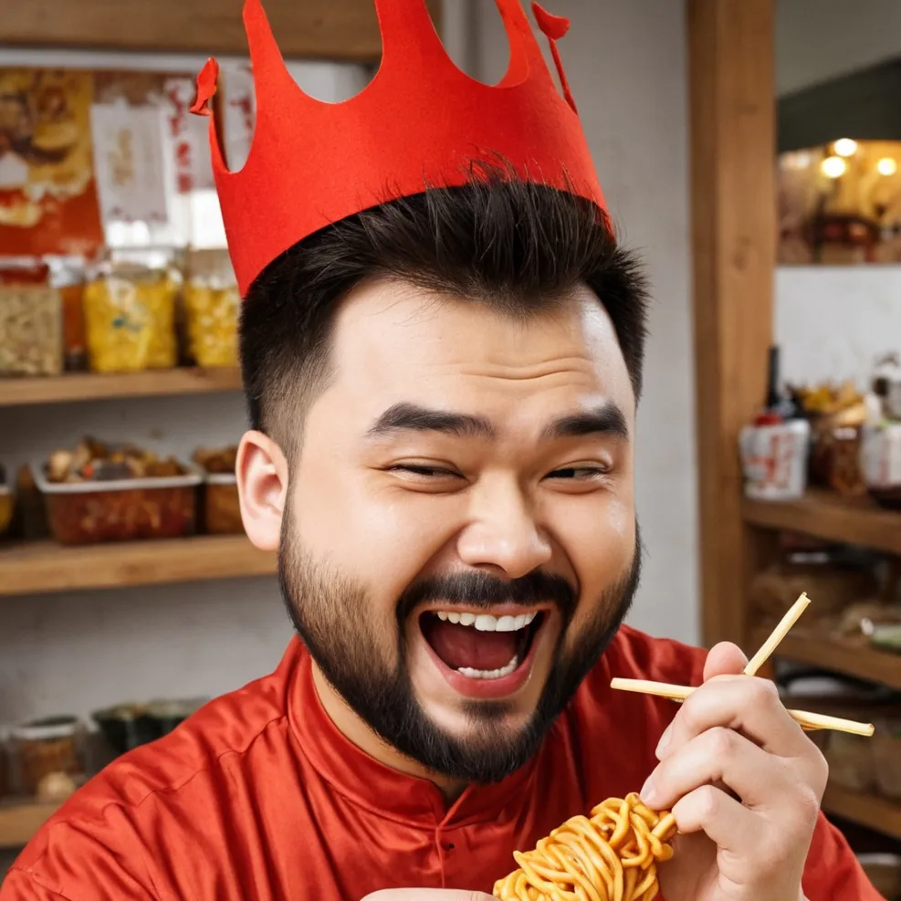 chat with ai character: spicy food king