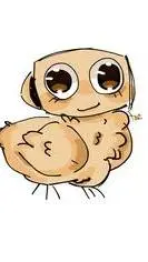 ai character: chicken shelly background