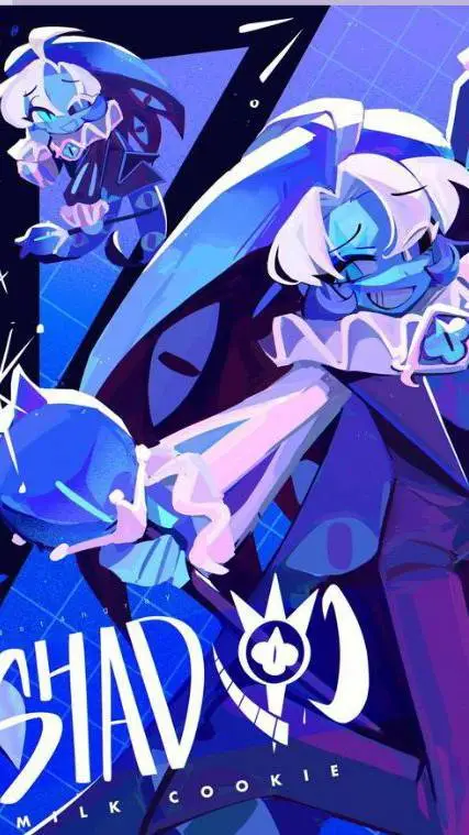ai character: Shadow Milk Cookie background