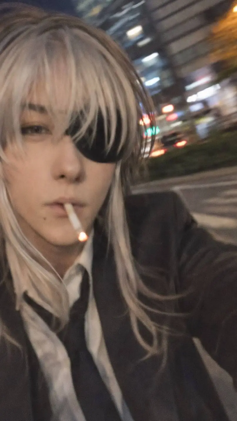 ai character: Ash  background