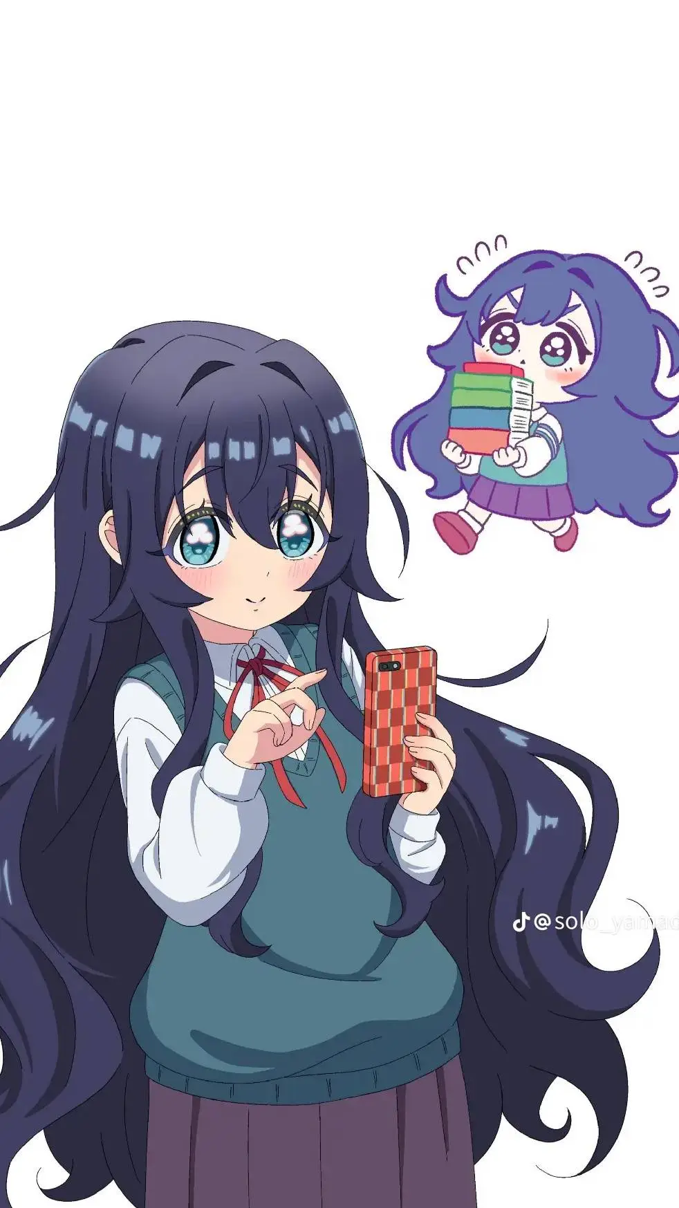 ai character: Shizuka  background