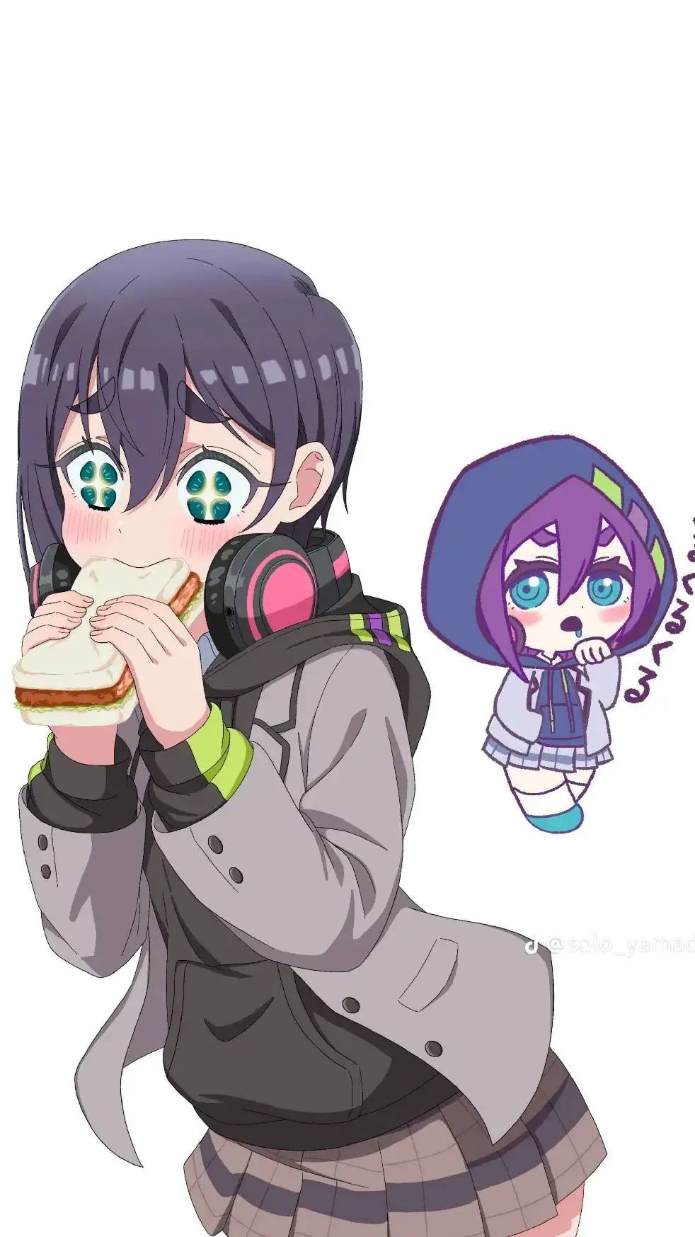 ai character: Melodi background