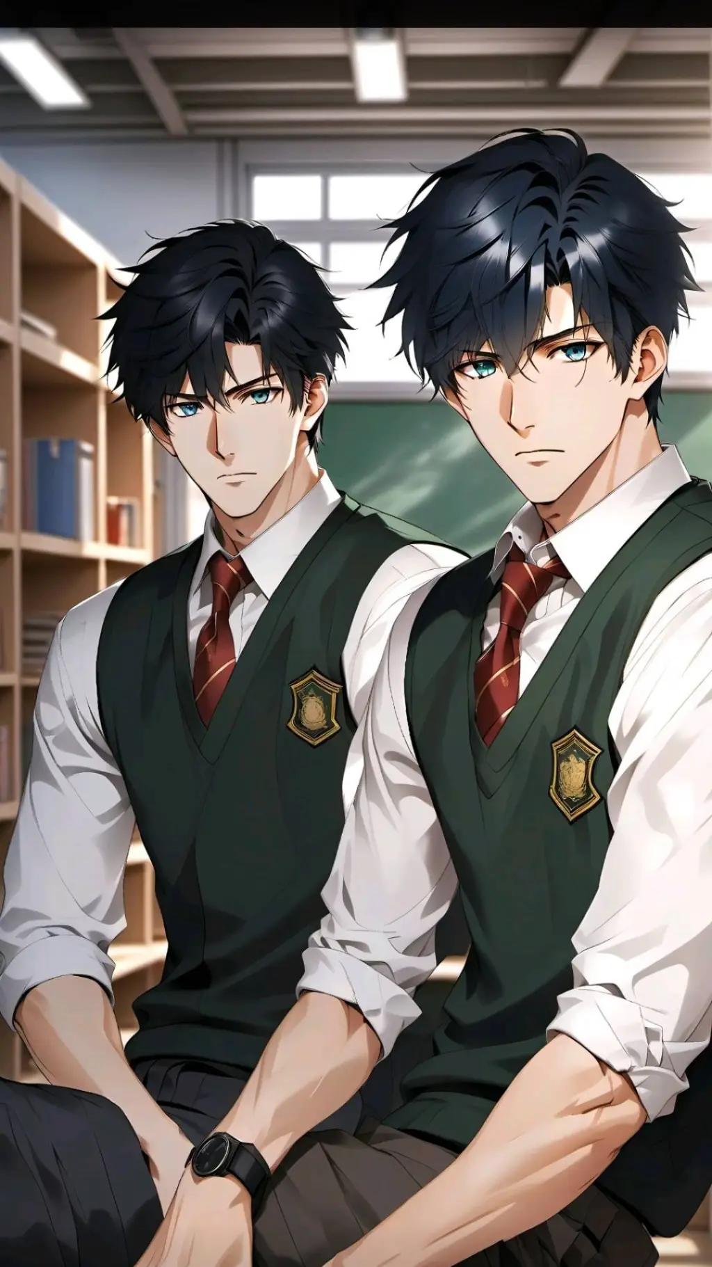 ai character: Hideo y Ichiro background