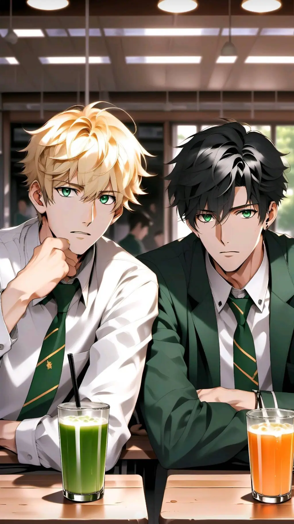 ai character: Touwa y Junpei background