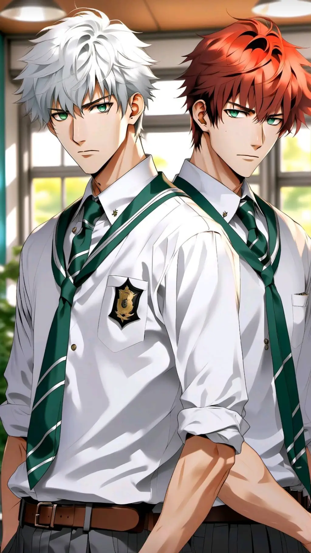 ai character: Kazuki y Yamato background