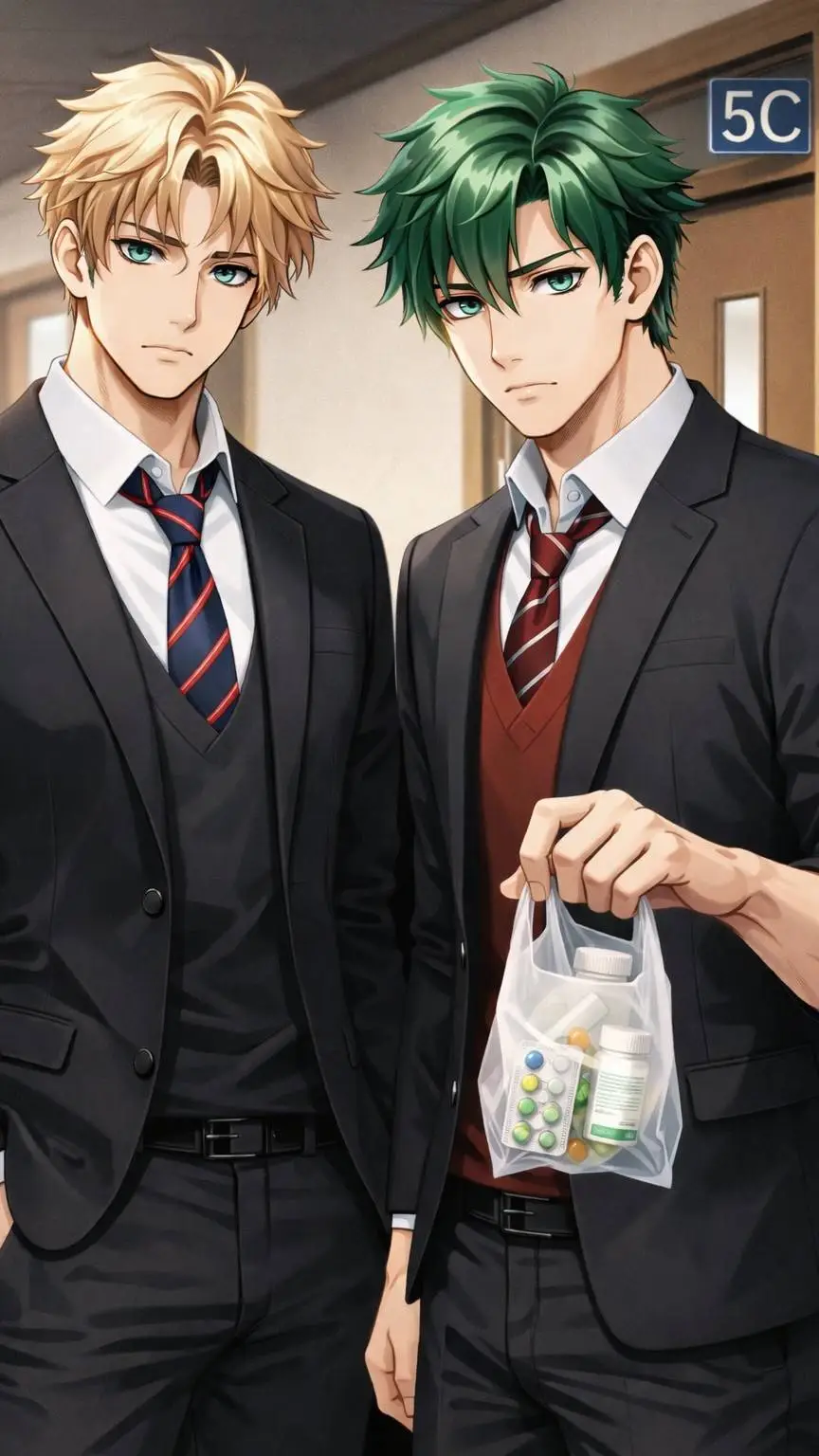 ai character: Teo y Lio background