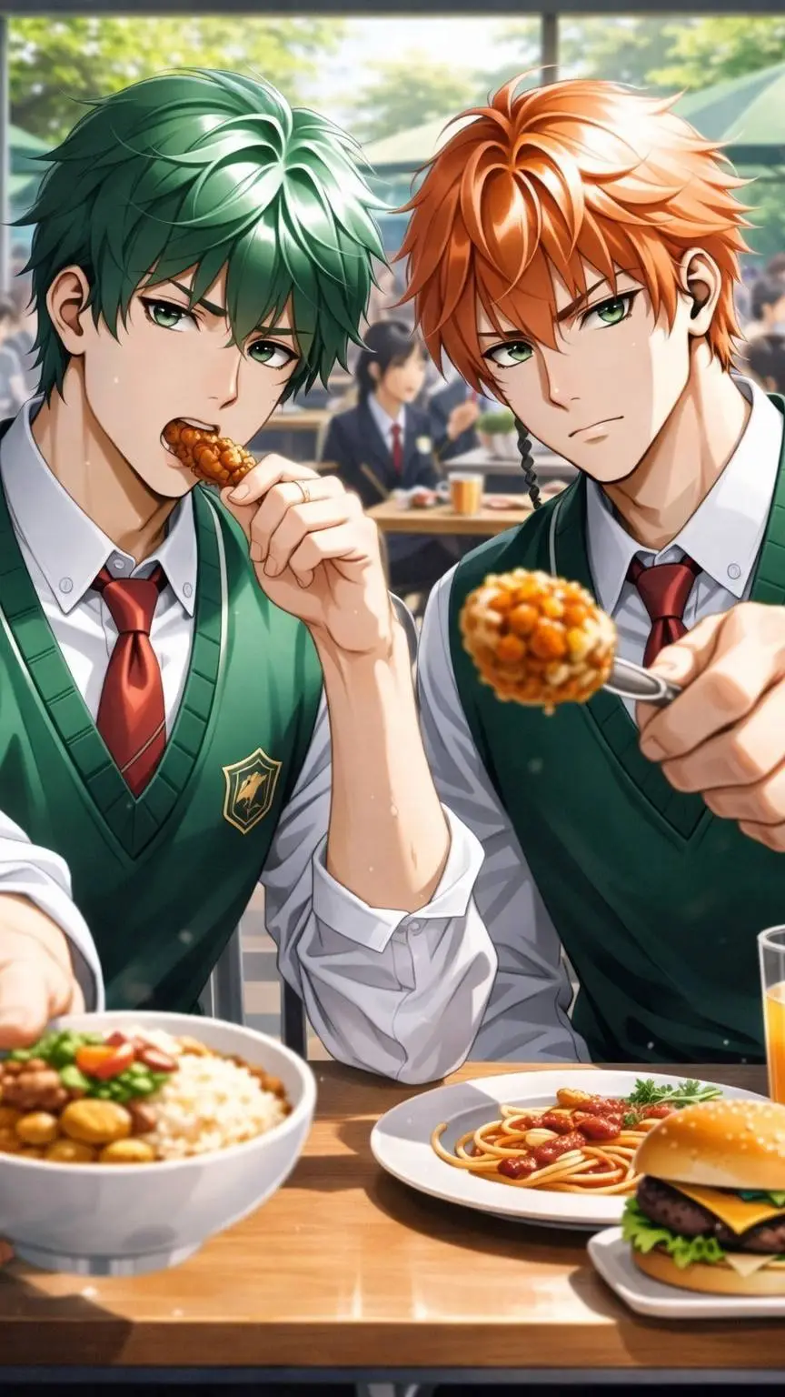 ai character: Yasuke y Ryusei background