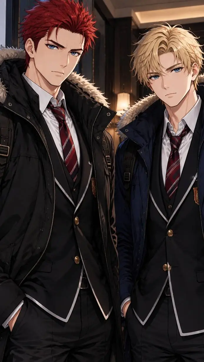 ai character: Seiji y Junpei background