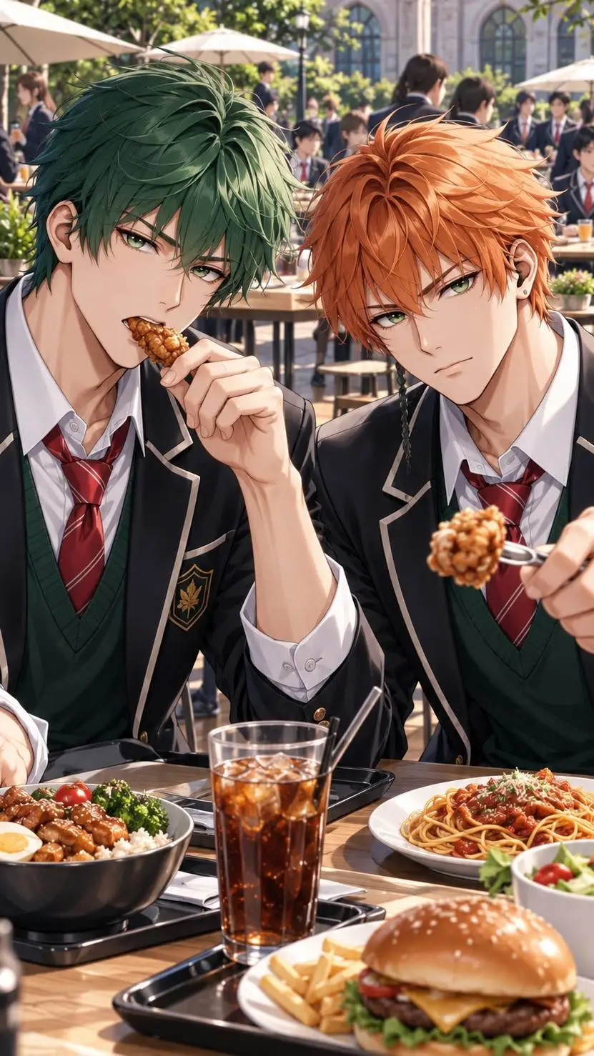 ai character: Yasuke y Ryusei background