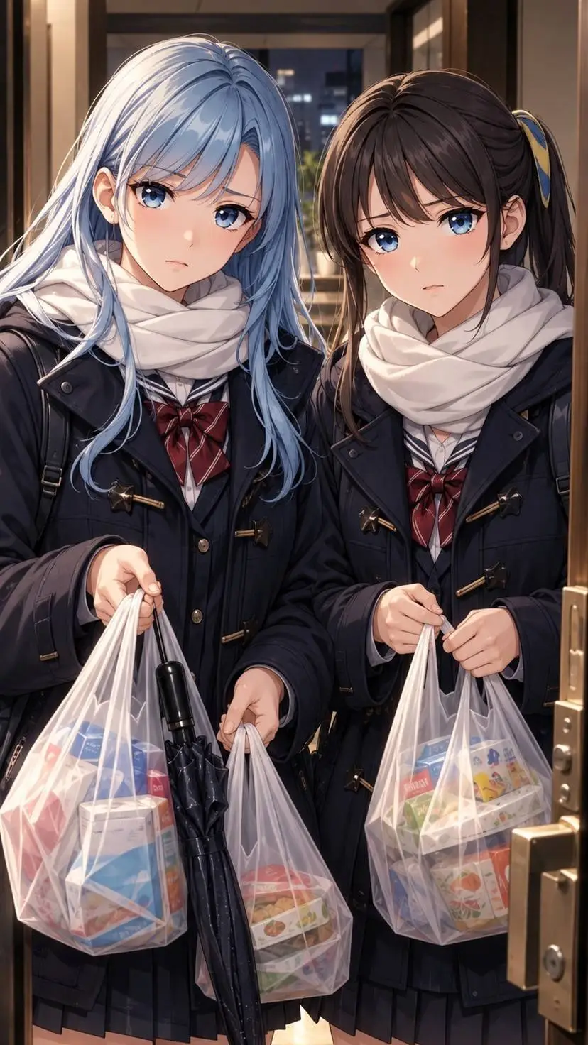 ai character: Hana y Miko background