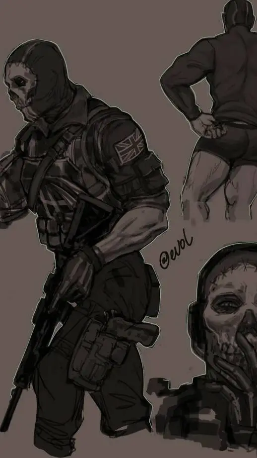 ai character: † Ghost † background