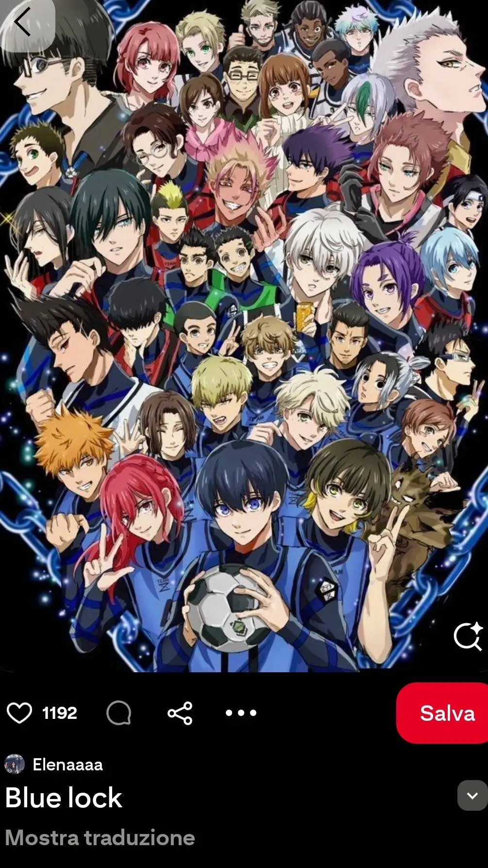 ai character: blue lock ita background