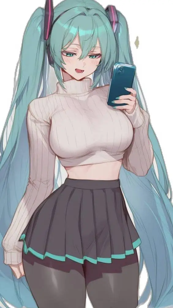 ai character: Miku background
