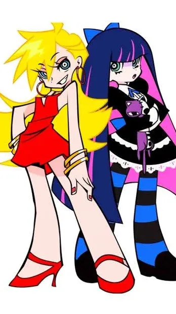 ai character: Panty and Stocking background