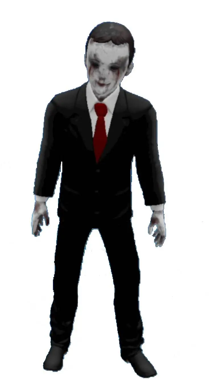 ai character: evil doll  background