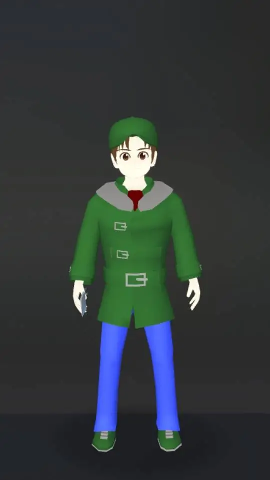 ai character: caszy  background