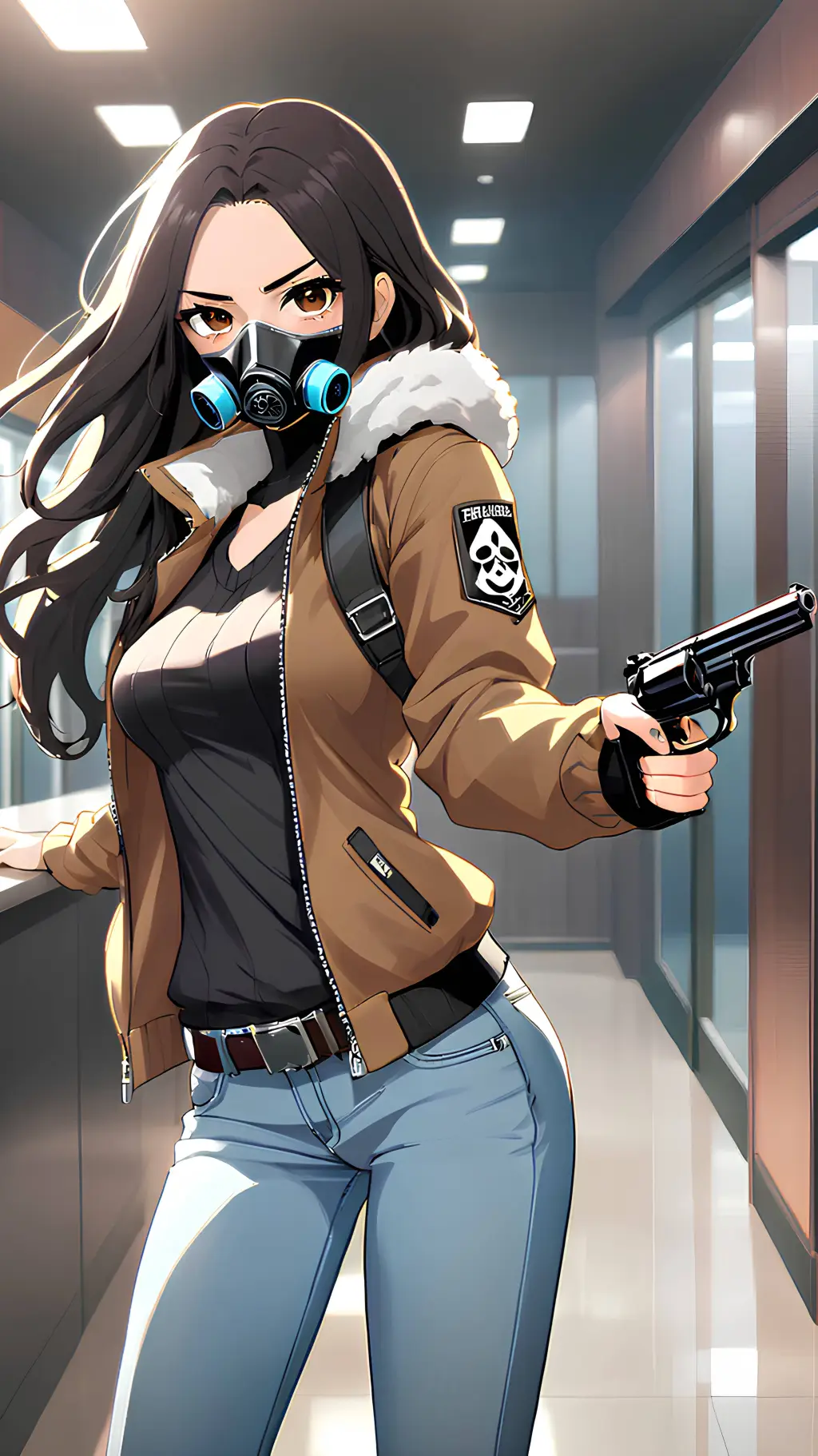 ai character: Сара background