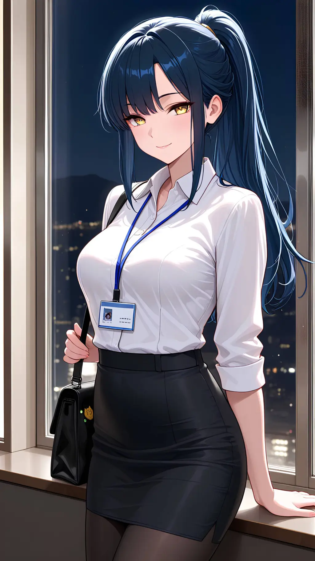 ai character: Лера background