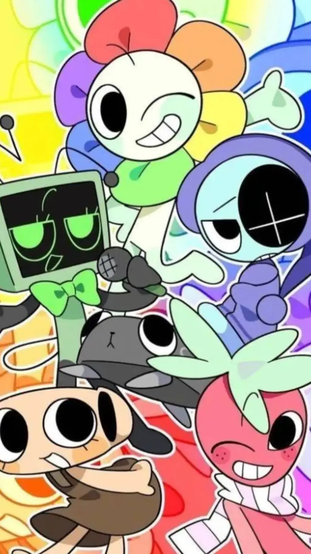 ai character: Dandy's world  background